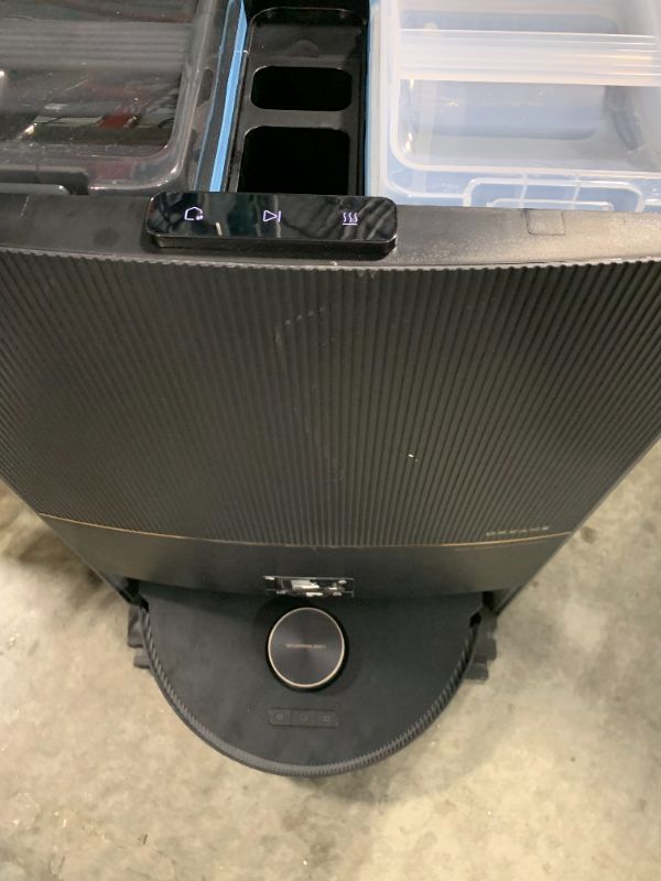 Photo 1 of **TESTED: ITEM WORKS, USED** DREAME X60 Max Ultra Complete Robot Vacuum and Mop, Upgraded from X50 Series, 3.13in (7.95cm) Ultra-Thin Design, 35,000Pa Suction, Self Emptying&Refilling, Mop Self-Cleaning, 280+ Obstacle Avoidance