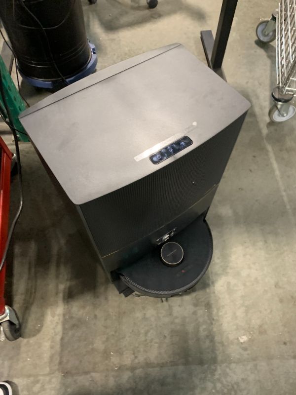 Photo 1 of **TESTED: ITEM WORKS, USED** DREAME X60 Max Ultra Complete Robot Vacuum and Mop, Upgraded from X50 Series, 3.13in (7.95cm) Ultra-Thin Design, 35,000Pa Suction, Self Emptying&Refilling, Mop Self-Cleaning, 280+ Obstacle Avoidance