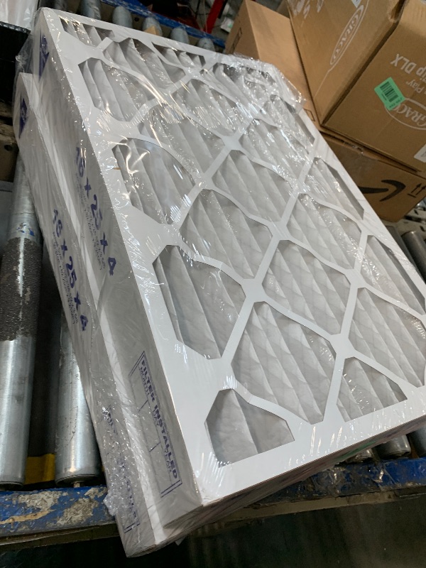 Photo 1 of ***MINOR DAMAGED ON ONE SIDE, FINAL SALE****BNX TruFilter 16x25x4 (15.5’’ x 24.5’’ x 3.63‘’ Slim Fit) MERV 13 Air Filter (2-Pack) - MADE IN USA - Air Conditioner HVAC AC Furnace Filters Health, Allergies, Mold, Bacteria, Smoke, MPR 1900 FPR 10***MINOR DAM