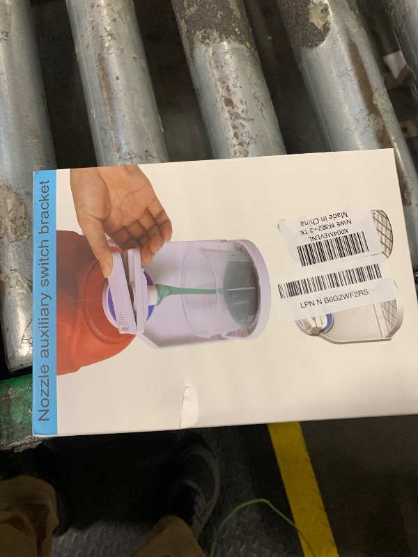 Photo 1 of [2 Pack] Laundry Detergent Dispenser Cup Holder & Nozzle Force-Saving Switch, Soap Dispenser,Drip Catcher, for Laundry Room Organization and Storage