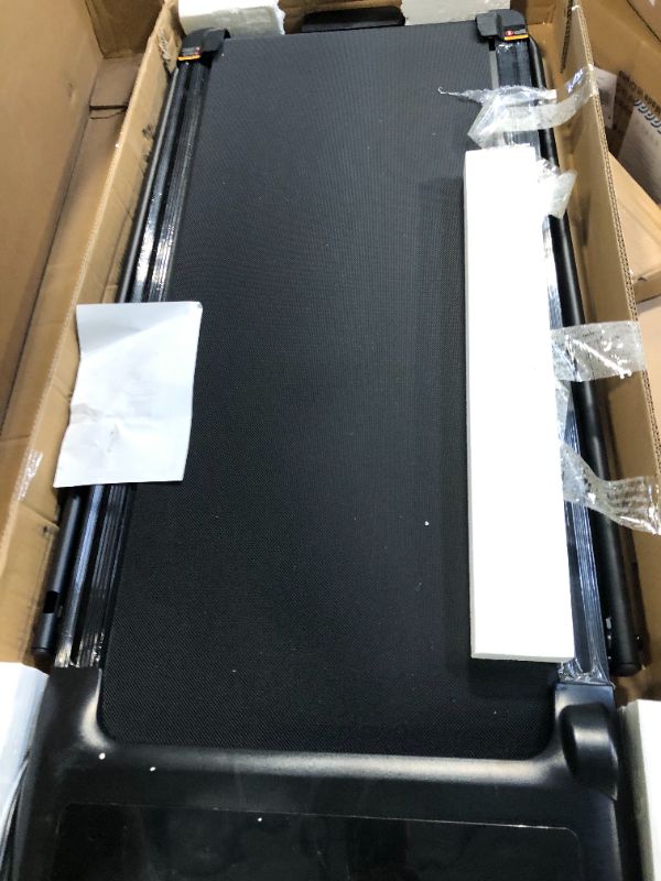 Photo 1 of ***FINAL SALE/NO RETURN, SOLD AS PARTS*** Foldable Treadmill with 10% Incline, Upgrade 3.5HP Low Noise Walking Pad Treadmill with Handle Bar, Trisomy 4 in 1 Portable Under Desk Treadmills for Home/Office, 350Lbs Capacity, APP & Remote Control
