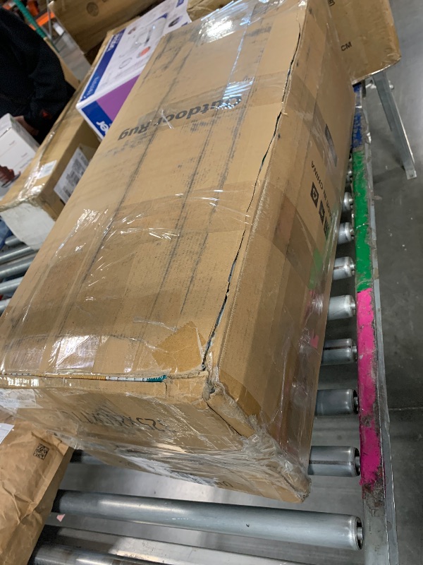 Photo 1 of ***SIMILAR ITEM**** Lahome Waterproof Outdoor Rug 9x12, Reversible Outdoor Plastic Straw Rug for Patio, RV Camping Rugs Picnic Mat Outside, Large Outdoor Carpet for Beach Deck Backyard(Blue/Yellow,