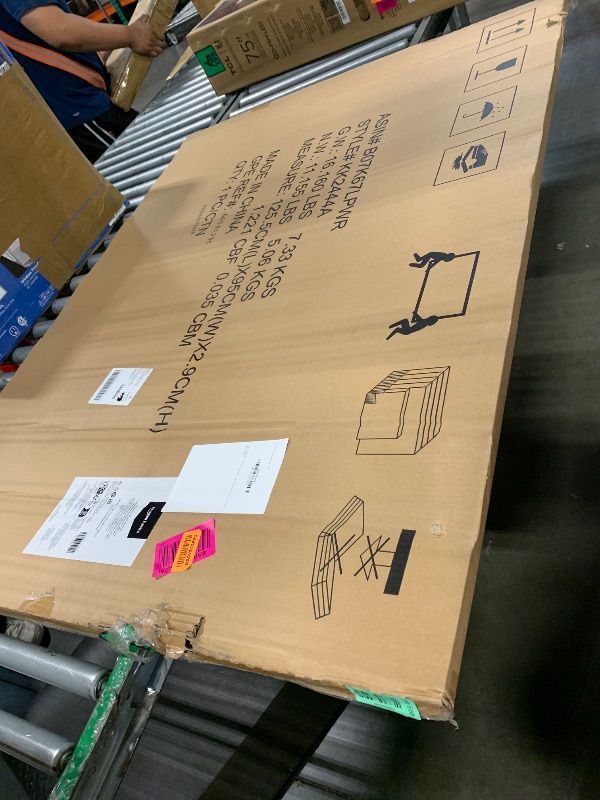 Photo 1 of ***SEE PICTURES*** Amazon Basics Magnetic Dry Erase Whiteboard, 36 x 48-inch, Aluminum Frame, Silver/White, Easy to Install