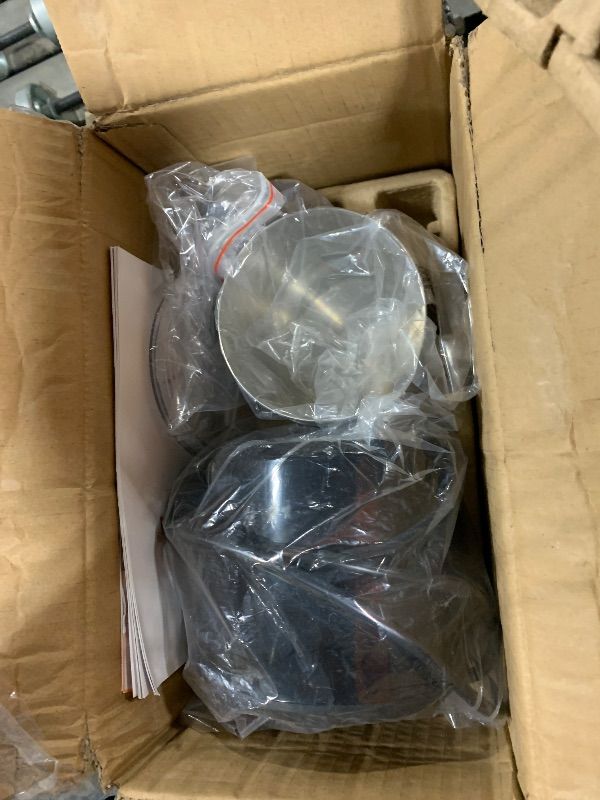 Photo 1 of ***POSSIBLE MISSING PARTS, SELLING AS IS, FINAL SALE***MOOSUM Detachable Milk Frother, Food Grade Stainless Steel 17oz Electric Milk Steamer, Easy Clean with Dishwasher Safe,Automatic Hot/cold Foam Maker Hot Chocolate Maker, 120v, Stainless Steel***POSSIB