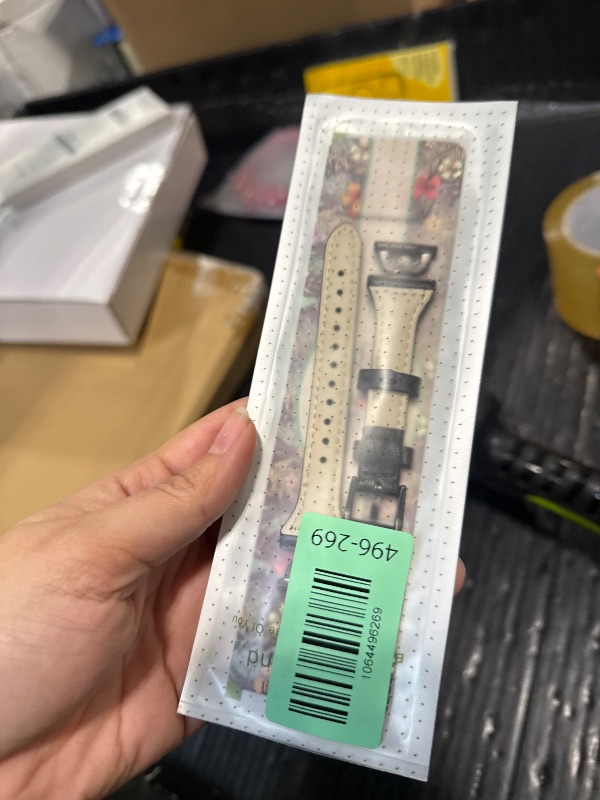 Photo 1 of ***SIMILAR***  Genuine Leather Bands Compatible with Samsung Galaxy Watch 7/6/5/4/FE 40mm 44mm/Watch 5 Pro 45mm/Watch 6/4 Classic 42mm 46mm 43mm 47mm/Active2,Metal D-Shape Slim Leather 20mm Wristband Straps