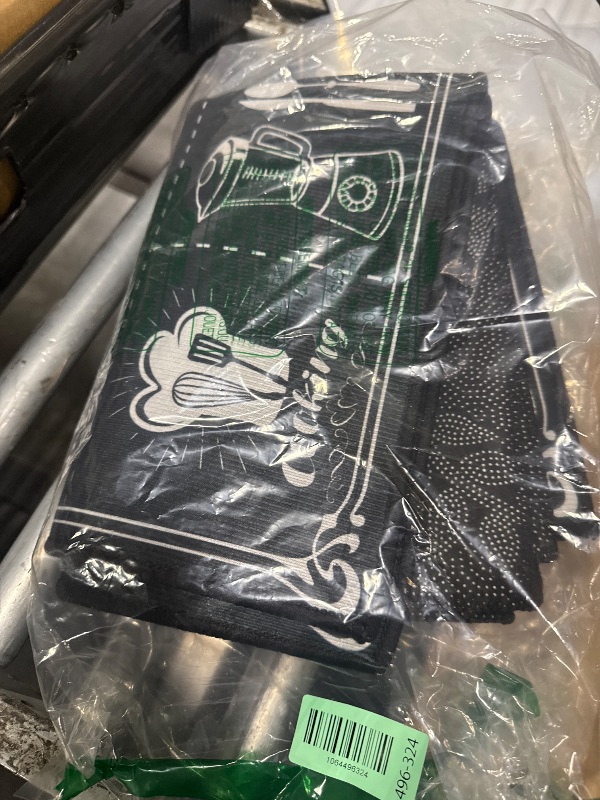 Photo 1 of ***SIMILAR PRODUCT*** Fourluoo 10 Pcs Farmhouse Kitchen Decor Sets 4 Kitchen Dish Towels 2 Vintage Pot Holders 2 Oven Mitts Glove 2 Rustic Non Slip Rugs and Mats for Floor Home Decorations Accessories Mom Gifts