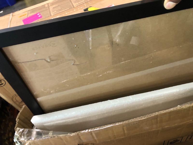 Photo 1 of ***ONLY 2 PICTURE FRAMES***  SESEAT 24x36 Picture Frame Wood Black Set of 6, Display Pictures 24x36 Without Mat for Wall Mounting, Wall Gallery Poster Frames