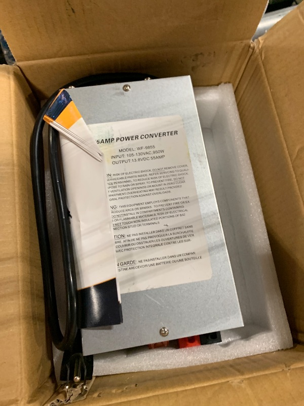 Photo 1 of ???? ??????? WF-9855 55 Amp Power Converter, Rv Power Converter, WF-9855-AD, Replace for RV Trailer Camper 9800 Series, WF-9855-AD, 55 Amp Power Converter for Rv, 5 Years Warranty