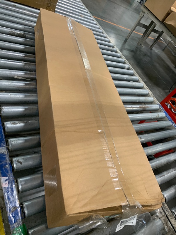 Photo 1 of ***MAJOR DAMAGE*** 3/4” x 8.5" x 35 1/2" Overall Size (6x34 Duct Opening) Return Air Grille, Noise Free-high Airflow Vent, Wide & Angled Slots, Made from 3/4” Thick MDF (Composite Wood), Sanded & Primed, Ready to Paint