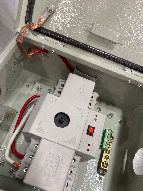 Photo 1 of ** FOR PARTS ONLY 
Upgraded 100 Amp Generator Transfer Switch for Home Use, Automatic/Manual Dual Power, 3P 120/240V, Effortless Mode Switching
