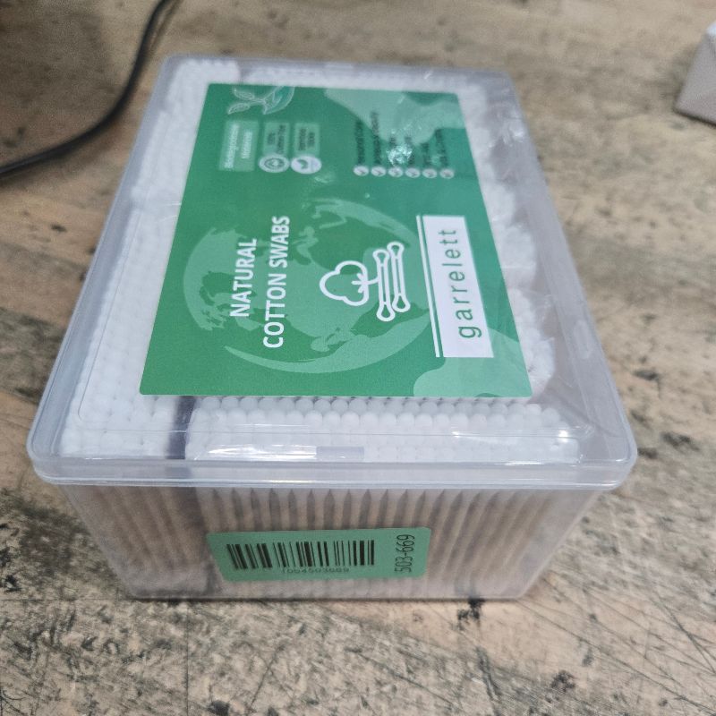 Photo 1 of 1000 ct (2000 Tips) Bamboo Cotton Swabs - Biodegradable Double Tips Cotton Buds - Natural Organic Cotton Swabs - Pure Cotton Buds For Ear Beauty & Personal Care