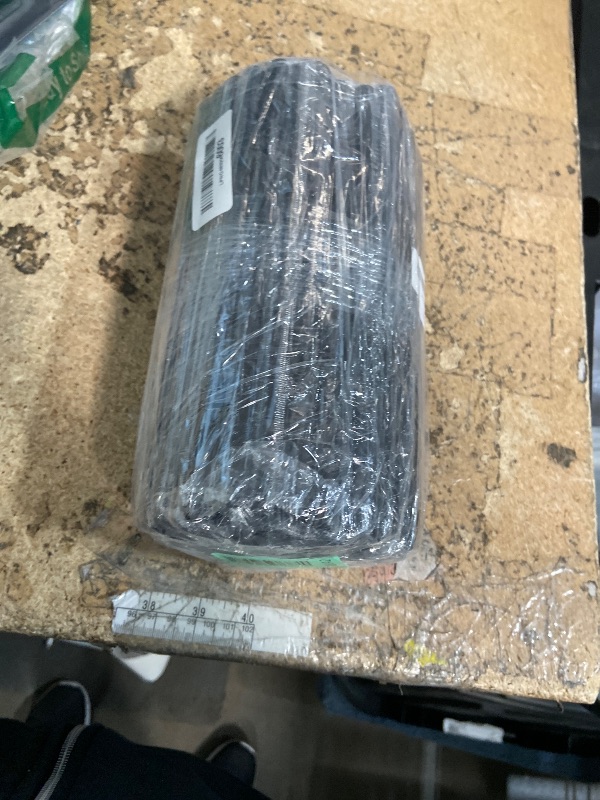 Photo 1 of 100 PCS Boba Straws?Individually Wrapped Straws for Smoothie?straws disposable? Milkshake, Bubble Tea & Thick Drinks?Black?