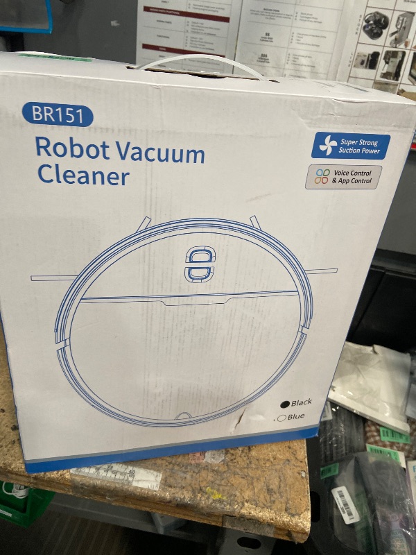 View 4 of ***MISSING PARTS***
Robot Vacuum and Mop Combo, 2 in 1 Robotic Vacuums Cleaner with WiFi/App, Robot Vacuum with Water Tank, Strong Suction, Schedule, Self-Charging, Quiet, for Hard Floor, Pet Hair, Low Pile Carpet