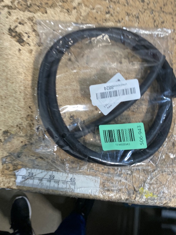 Photo 1 of 1/4 Inch (6mm) ID Fuel Line Hose 5FT NBR Rubber Push Lock Hose High Pressure 300PSI for Automotive Fuel Systems Engines…