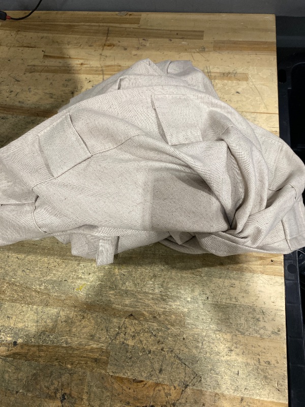 Photo 1 of 1 PCS..LAMIT Light Filtering Linen Curtains 84inches Long for Bedroom, Faux Linen Textured