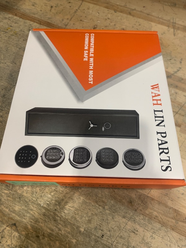 Photo 1 of ** FOR PARTS**EMP Fingerprint and Digital Safe Electronic Keypad Lock, Gun Safe LockReplacment with Swing Bolt Lock & 2 Emerency Keys, Gold Color Keypad Lock(Right Swing Bolt)