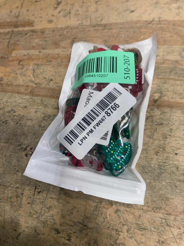 Photo 1 of 12 Pcs Christmas Hair Claw Clips Santa?Claus?Xmas Tree?House?Elk and Hat Design Small Claw Clips Strong Hold Jaw Clip Mini Hair Clips for Women Girls Hair Accessories