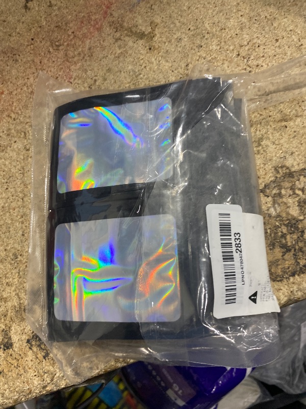 Photo 1 of 100Pcs Black Holographic Bags, 3x4.7 Inch Resealable Foil Zip Lock Pouches for Gummies, Jewelry Storage, Party Favors, Small Business Packaging