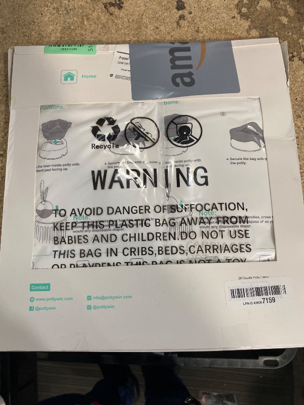 Photo 1 of [30 Counts] Disposable Potty Liners Compatible with OXO Tot 2-in-1 Go Potty, Potty Refill Bags for Toddler Travel, Universal Potty Bags Fit Most Potty Chairs and Travel Potty