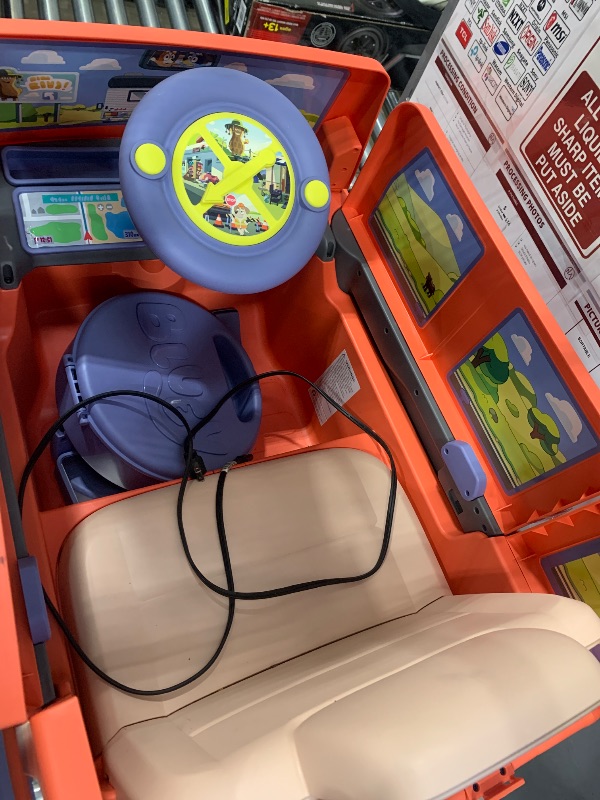 View 3 of **PARTS ONLY/SEE NOTES** Bluey Heeler Family Vehicle 12-Volt Battery Powered Ride-On