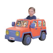 View 1 of **PARTS ONLY/SEE NOTES** Bluey Heeler Family Vehicle 12-Volt Battery Powered Ride-On