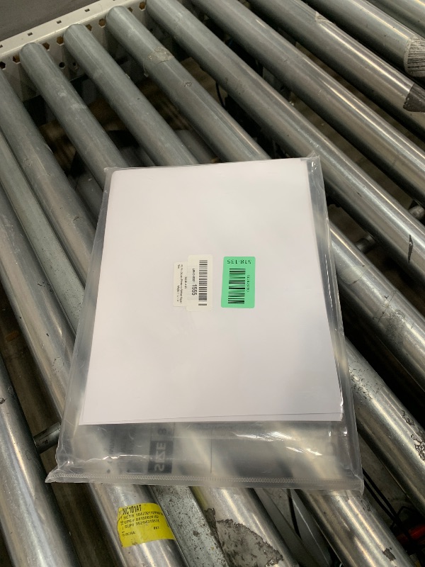 Photo 1 of 100 PCS Sticker Paper for Inkjet Printer, Printable Vinyl Sticker Paper Dries Quickly Vivid Colors, 8.5"x11" Tear Resistant Printable Vinyl, Glossy White, Inkjet & Laser Printer