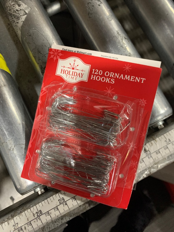 Photo 1 of (240) Christmas Tree Ornament 2.5" Hooks Wire Metal Holiday Time Sealed NEW
