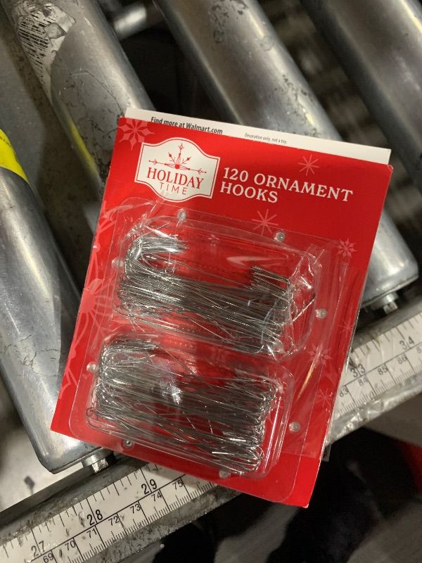 Photo 1 of (240) Christmas Tree Ornament 2.5" Hooks Wire Metal Holiday Time Sealed NEW