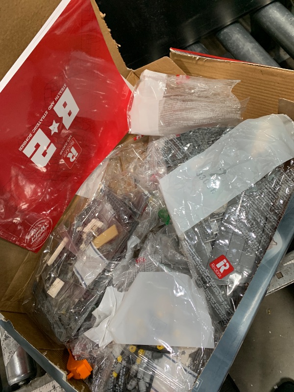 Photo 1 of ***MISSING PARTS***
MISSING 3 BAGS****
Reobrix Fighter Jet Building Set 33038, B2 Military Bomber Plane for Adults, Aviation Airplane Cool Jet Model Collection for Boys,Ideal Gifts for Kids 14+, Men and Military Fans