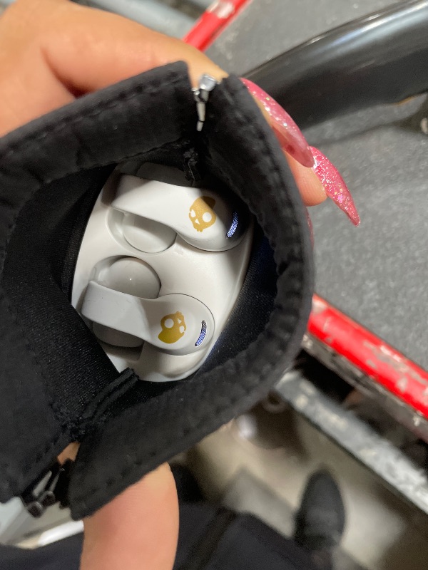 Photo 1 of **UNKNOWN DAMAGES** Skullcandy Push 720 Open Wireless Open Ear Bluetooth Earbuds, Headphones, Waterproof, Clip-On Lightweight Design, 30 Hours Battery, Wireless Charging Pouch, Microphone for iPhone Android - Bone