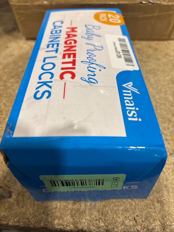 Photo 1 of 20 Pack Magnetic Cabinet Locks Baby Proofing - Vmaisi Children Proof Cupboard Drawers Latches - Adhesive Easy Installation