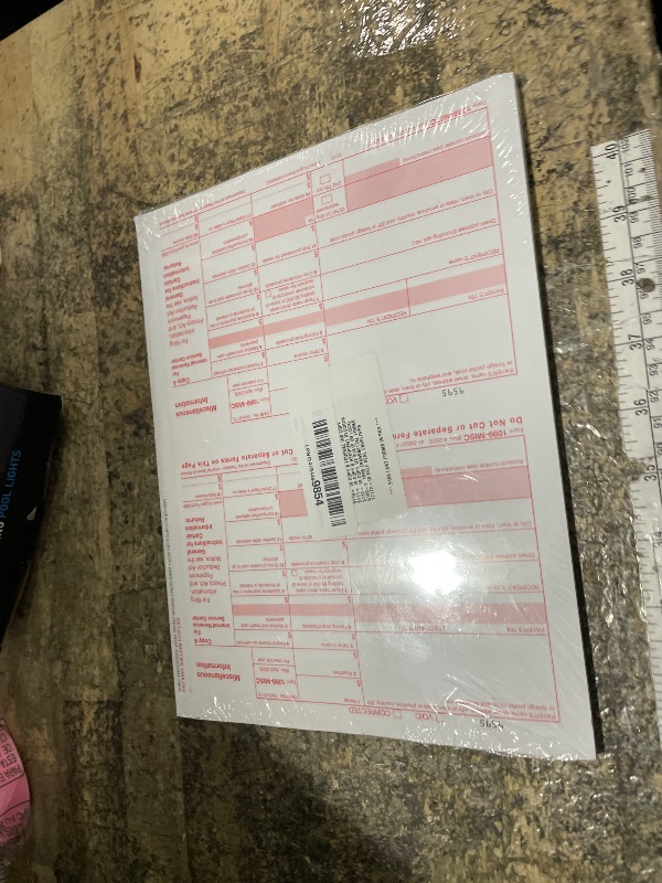 Photo 1 of 1099 Misc Tax Form Set 2025 and Envelopes, Complete Laser Kit for 10 Vendors ~3-Part~ All 1099 Forms with Self-Seal Envelopes, 1099 Misc 2025 Compatible with QuickBooks and Accounting Software