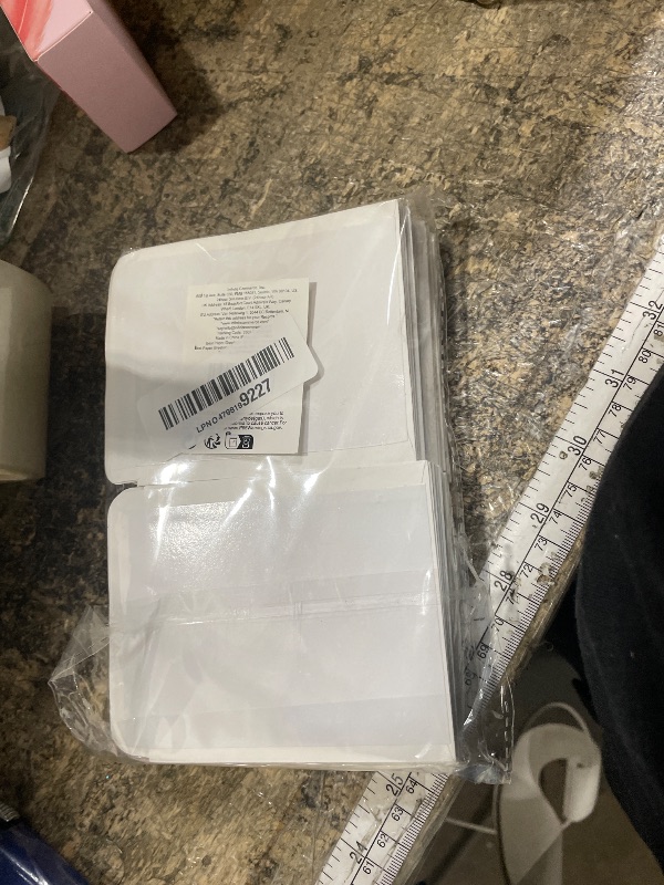 Photo 1 of 100 Pack Library Card Pockets Self Adhesive for Book Checkouts, CDs, DVDs, Classroom Supplies (3.5 x 4.5 in)