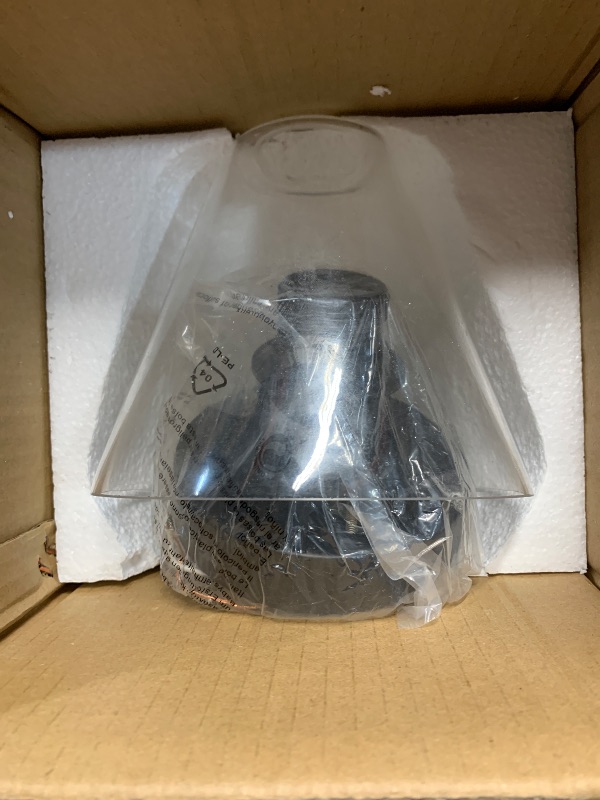 Photo 1 of ***STOCK PHOTO FOR REFERENCE ONLY***
VILUXY Semi Flush Mount Ceiling Light, Industrial Clear Glass Shade Light Fixtures Ceiling for Hallway, Schoolhouse, Entryway, Kitchen, Dining Room, Laundry Room