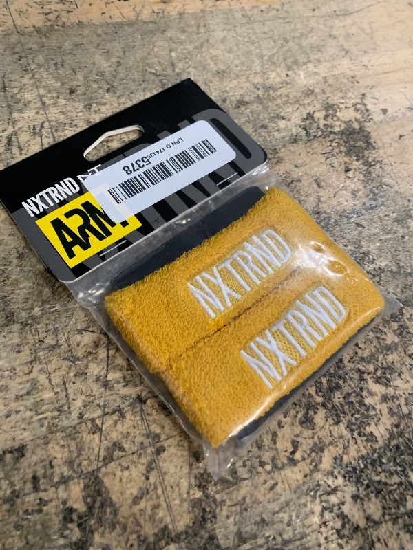 Photo 1 of 1 Pair Nxtrnd Bicep Bands, Sweat-Absorbent Arm Sweatbands, Football Accessory (Purple)