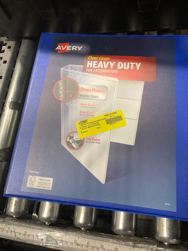 Photo 1 of 1” blue binder