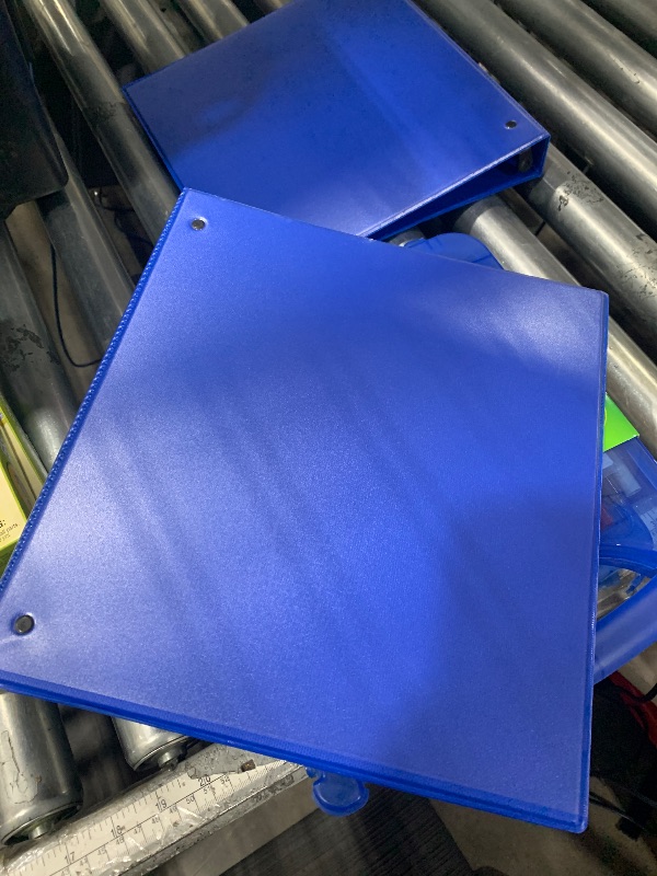 Photo 1 of 1" blue binder