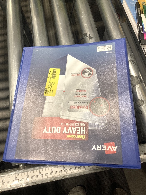 Photo 1 of 1" blue binder