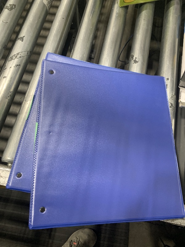 Photo 1 of 1" blue binder