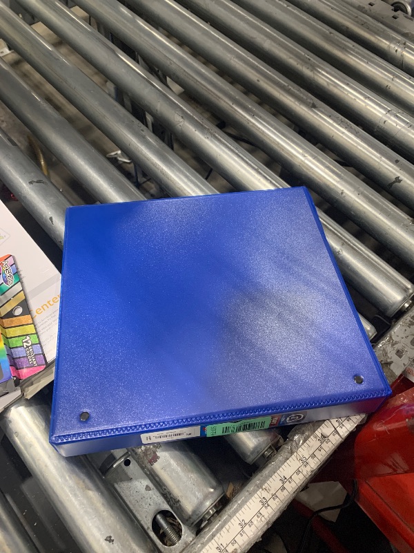 Photo 1 of 1" blue binder