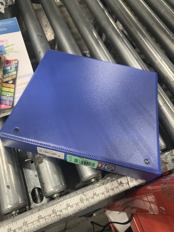 Photo 1 of 1" blue binder