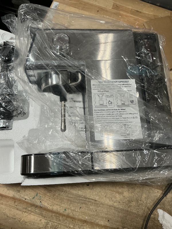 Photo 1 of ** PARTS ONLY ** AMZCHEF Espresso Coffee Machine | 20 Bar Pressure System | LED Touch Screen | Compact Design Perfect for Home & Office | 41oz Water Tank