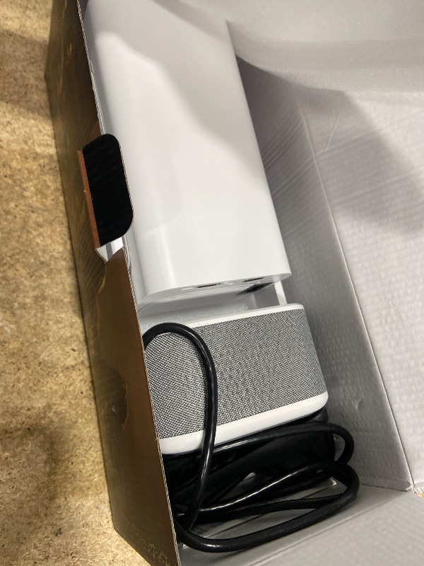 Photo 1 of ?10W Dolby Audio?Enhanced Brightness?Auto Focus?Mini Projector 4K Support - Smart Portable Projector with WiFi 6 and Bluetooth 5.4: Built in Apps, 330 ANSI, 180°Rotatable, for Indoor/Outdoor Use