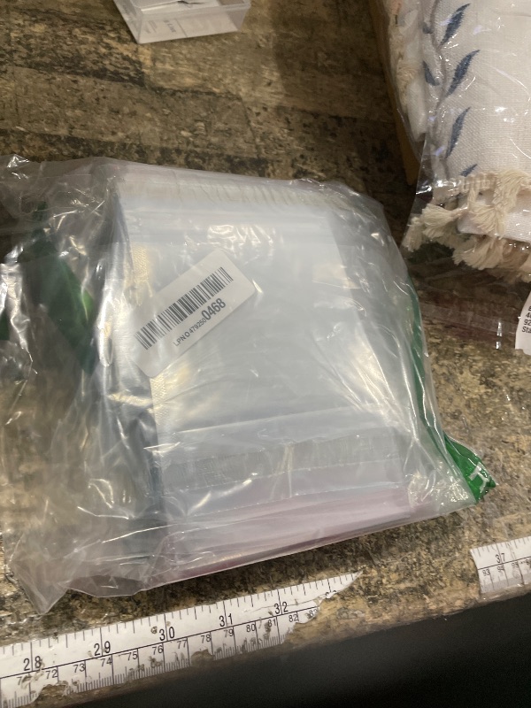 Photo 1 of 100 PACK 4x6 Mylar Bags for Food Storage Resealable Stand Up Bags for Small Business Packaging Supplies Clear Foil Food Storage Packaging Bag