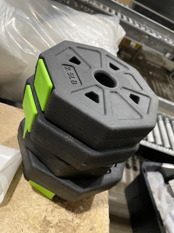 Photo 1 of *** PARTIAL SET - SEE NOTES *** 88LBS Adjustable Weight Dumbbell Barbell Kettlebell Set Home Gym Fitness