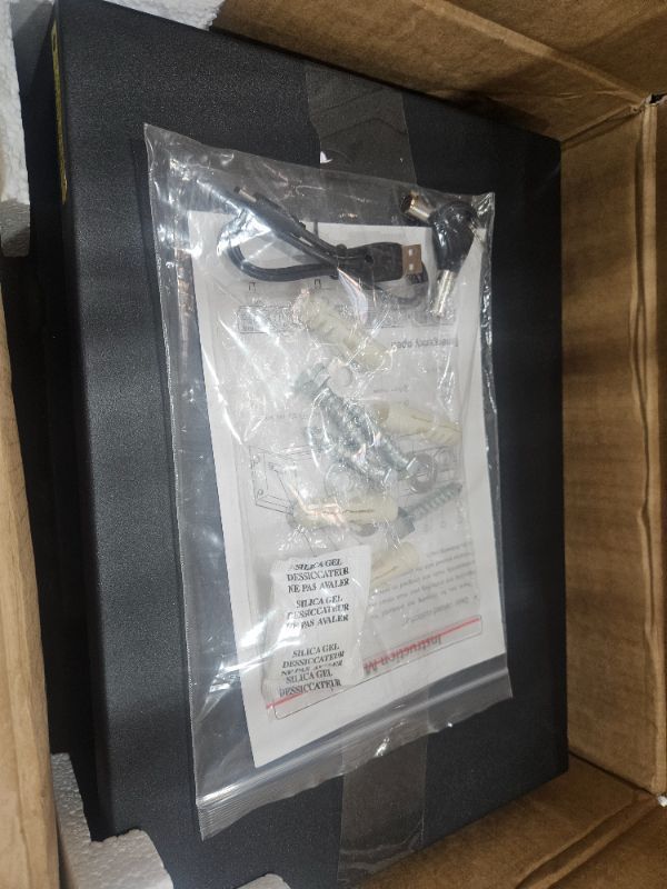 Photo 4 of 1.2 Cub Small Fireproof Safes for Home Use, Digital Home Safe Fireproof Waterproof with Programmable Keypad, Spare Keys and Removable Shelf, Fire Safe Box for Money Medicines Valuables