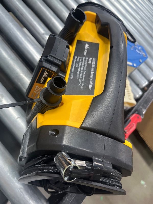 Photo 1 of ***MISSING ACCESSORIES***  Nilight Portable Air Compressor Tire Inflator 3 Power Sources Pump 160PSI Dual Powerful Motors Fast Inflate Auto Shutoff for Cars & Inflatables Inflation/Deflation