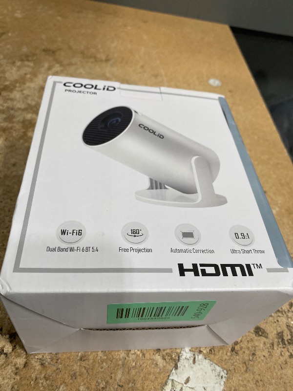 Photo 1 of [Built-in Apps & 2026 Upgraded] Mini Projector Support 4K 1080P Auto Keystone 180° Rotatable with WiFi 6 and Bluetooth 5.4, Projector Portable Compatibile with HDMI/TV Stick/Memory Stick/Laptop-Black