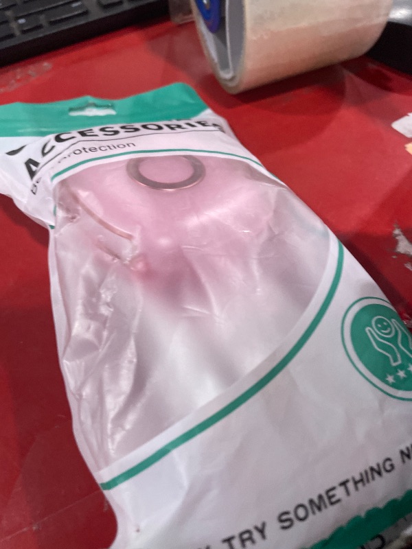 Photo 1 of [Secure Lock] for SHOKZ OpenFit 2 Case, TUDIOW Clear TPU Shockproof Protective Case Cover for New SHOKZ OpenFit 2 Headphones Accessories with Cleaning Kit & Keychain (Clear Pink)