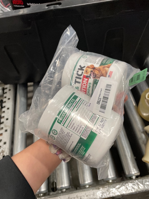 Photo 1 of (2 Pack) Flea and Tick Prevention for Dogs Chewables - Natural Dog Flea and Tick Treatment Chewable Supplement - Oral Pills - All Breeds & Ages - Soft Chews - Made in USA